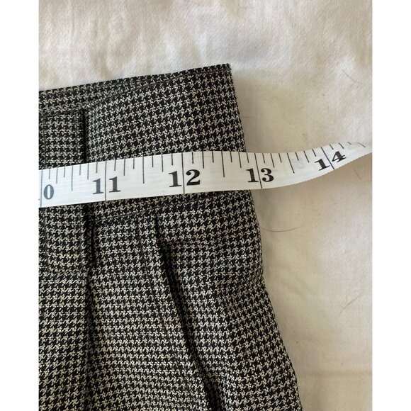 Caves Collect Wool Trousers – Black & Cream Mini Houndstooth (AU 8 / US 4–6) - Picture 9 of 9